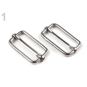 Fém csúszó 20mm-Nikkle-25db