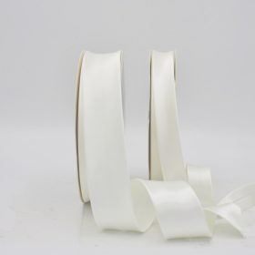 Ferdepánt szatén-15mm, Fehér