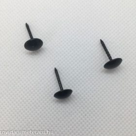 Dísz kárpitszeg - Fekete-25db