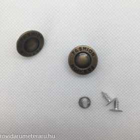 Farmergomb 17mm - Antik-50db