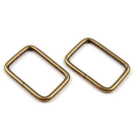 Bujtató téglalap 20mm-Antik-25db