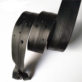 Vízálló cipzár folyóméteres RT10-Fekete