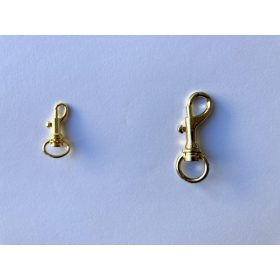 Fém karabiner arany nagy 56/12mm