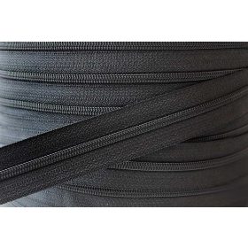 Folyóméteres cipzár No5 fekete