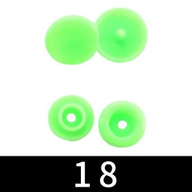 Műanyag patent 12,4mm (T5) - Almazöld-10db