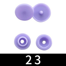 Műanyag patent 12,4mm (T5) - Lila-10db