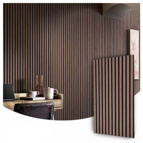 Akusztikus falpanel 60x260cm Sötét Dió DW01