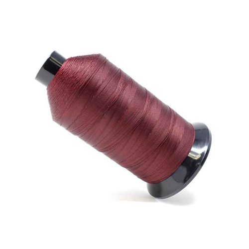 Niť na šitie kože č. 40, 1000 m, bordová