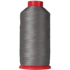 Niť na šitie kože č. 40, 1000 m, tmavosivá