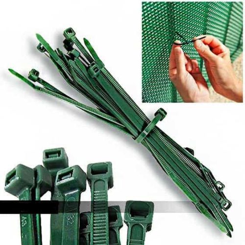 Sťahovacia páska 3×100 mm čierna na tieniace siete