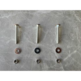 WPC kerítés kapupánt csavar 6x50mm kávé