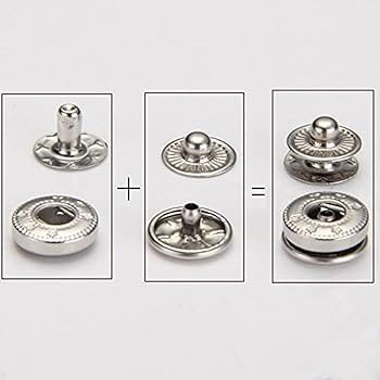 atentky na rukavice 12,5 mm, antik – 50 ks