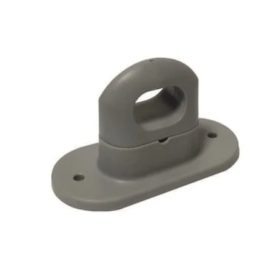 Ponyvafül elfordítható műanyag babacsat Szürke