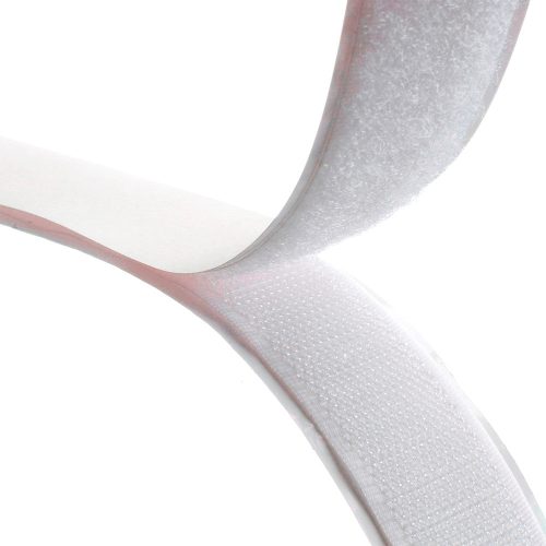 Öntapadós tépőzár 150mm bolyhos oldal fehér (25m)