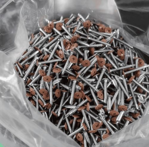 WPC kerítés önmetsző opelcsavar kávé