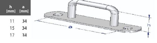 Pikoló plachtové očko 17 mm