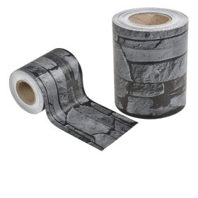   PVC páska na zamedzenie výhľadu / plotová páska Kameňový vzor – 35 m