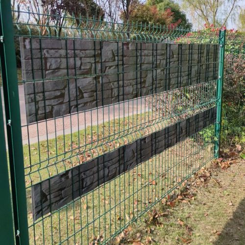 PVC páska na zamedzenie výhľadu / plotová páska Kameňový vzor – 35 m