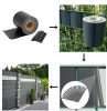 PVC páska na zamedzenie výhľadu / plotová páska Antracitovo sivá – 35 m