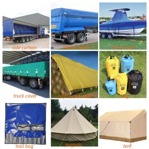 PVC ponyva 670g/m2 Narancs-2,5mszéles