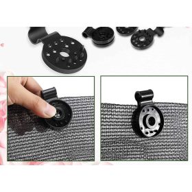 Uchytné klipsy na tieniacu sieť – 20 ks