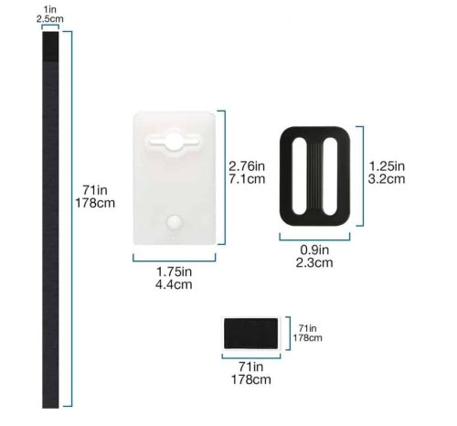 Szolártakaró rögzítő készlet-8db
