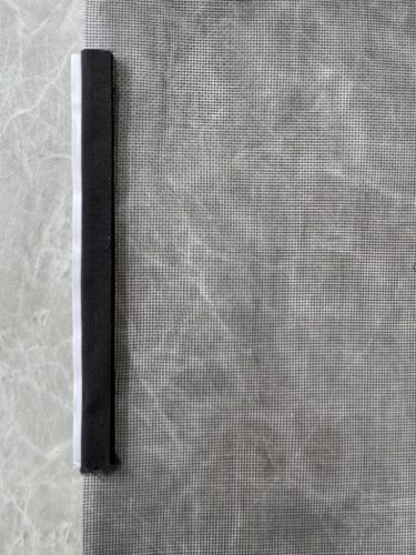 Tépőzár öntapadós szúnyoghálókhoz-Fekete