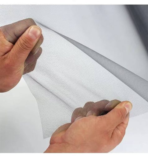  Üvegszálas szúnyogháló 150 cm széles Fekete