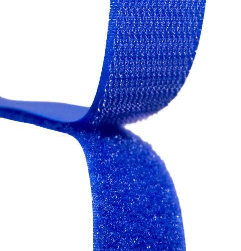 Varható tépőzár 20mm hurkos/bolyhos oldal Királykék