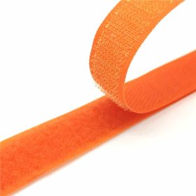 Varható tépőzár 20mm hurkos/bolyhos oldal Narancssárga