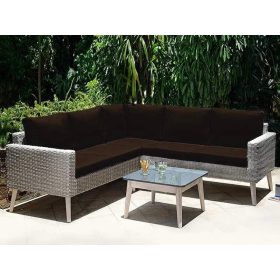 Kerti párna szövet vízálló Barna