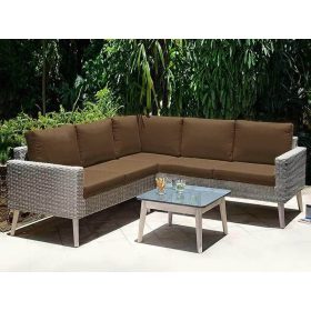 Kerti párna szövet vízálló Mogyoró