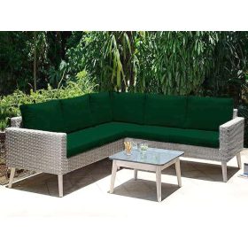 Kerti párna szövet vízálló Sötétzöld