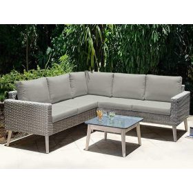 Kerti párna szövet vízálló Szürke