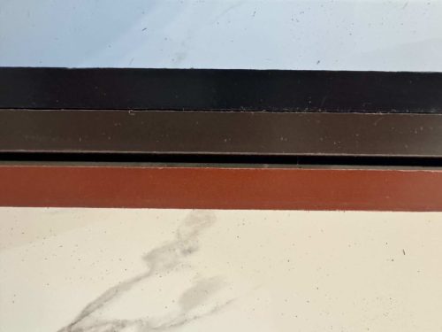 WPC kerítés famintás 14x185cm Sötétszürke