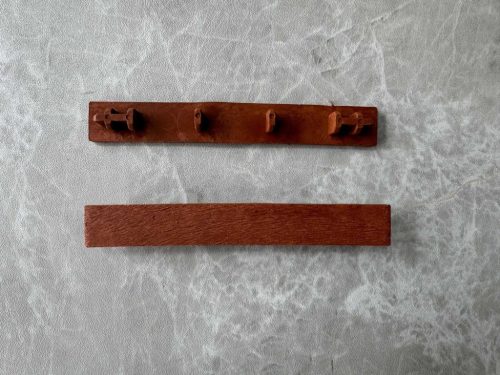 WPC kerítésléc végzáró vörösbarna