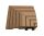 WPC teraszburkolat sarokelem teak