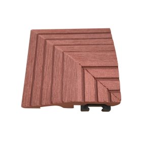 WPC rohový diel červenohnedý